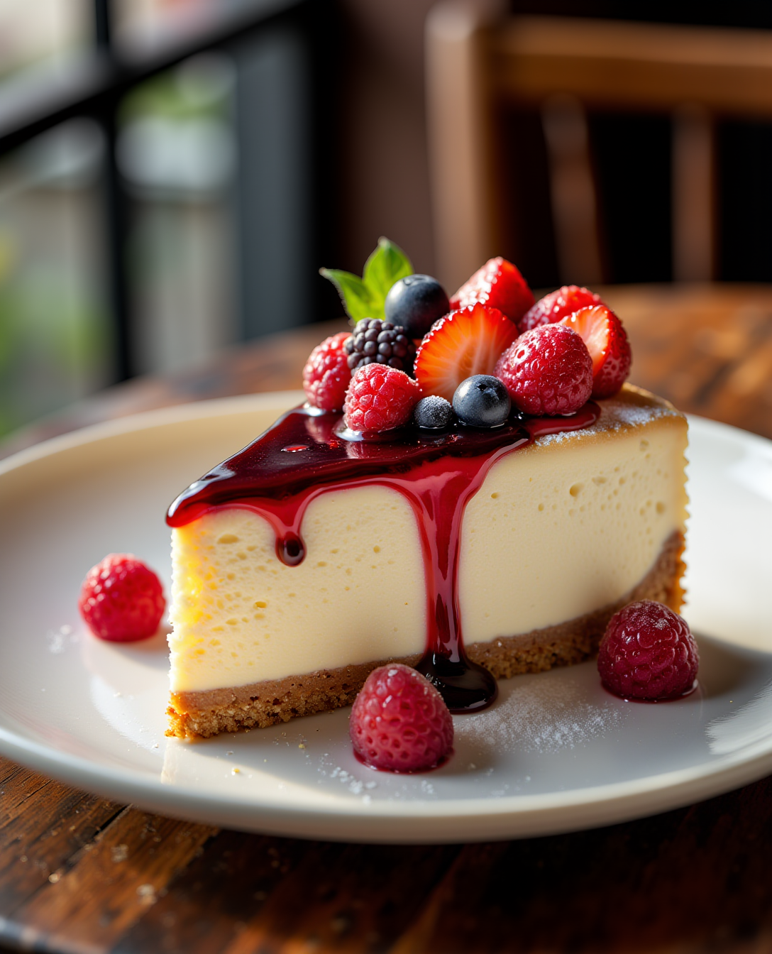 Imagen de postre creada con IA ideal para redes sociales o menu